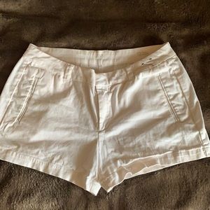 very light pink shorts